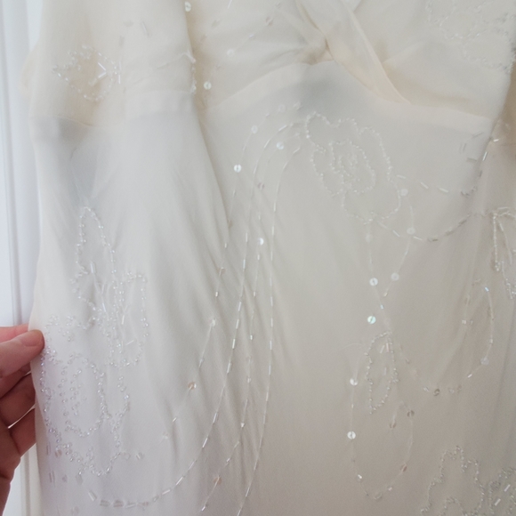 Ivory beaded dress - Picture 3 of 5